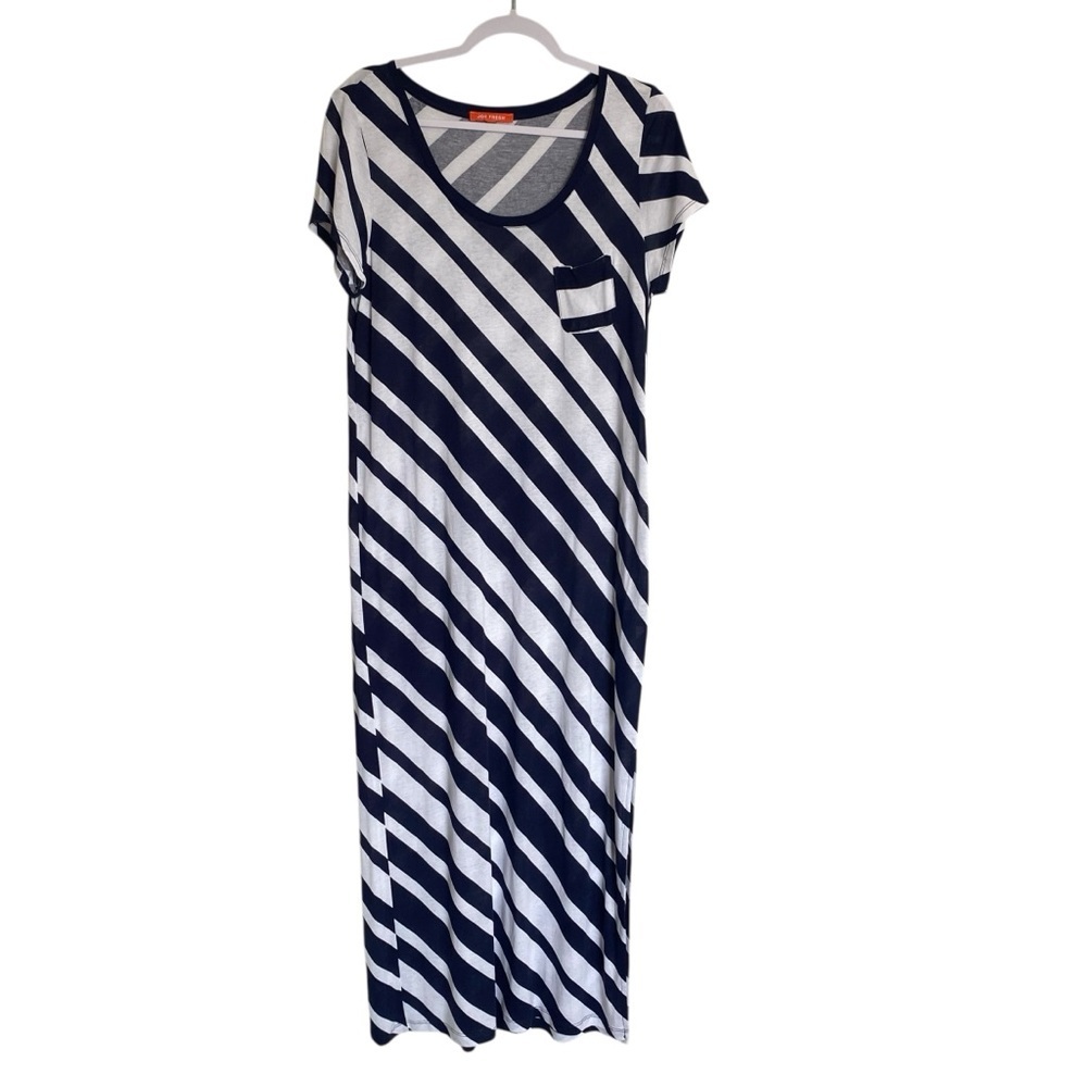 Joe Fresh Black and White Casual Sheath Maxi - XL - CO Cambodia - NWOT